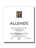 Finca Allende Allende Rioja 2006 750ML Label