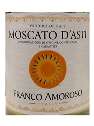Franco Amoroso Moscato dAsti 750ML Label