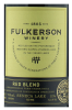 Fulkerson Winery Red Blend Finger Lakes 750ML Label