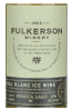 Fulkerson Winery Vidal Blanc Iced Wine Finger Lakes 375ML Label