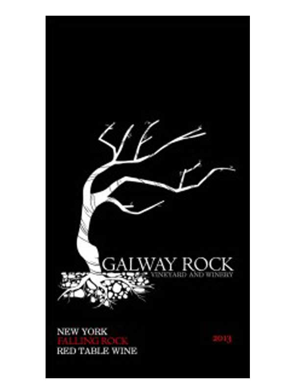 Galway Rock Falling Rock Red Table Wine 750ML Label