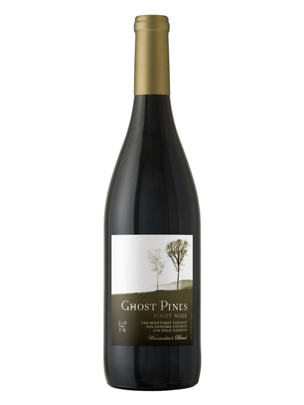 Ghost Pines Pinot Noir Monterey/Sonoma/Yolo County 2018 750ML Bottle