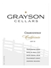 Grayson Cellars Chardonnay Lot 11 750ML Label