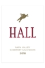 Hall Cabernet Sauvignon Napa Valley 2018 750ML Label