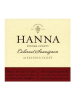 Hanna Cabernet Sauvignon Alexander Valley 750ML Label