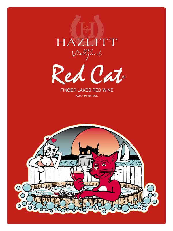 Hazlitt 1852 Vineyards Hazlitt 1852 Red Cat Finger Lakes NV 750ML