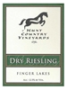 Hunt Country Vineyards Dry Riesling Finger Lakes 750ML Label