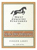 Hunt Country Vineyards Semi Dry Riesling Finger Lakes 750ML Label