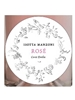Isotta Manzoni Rose Cuvee Emilia 750ML Label