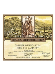 Joh. Jos. Christoffel Urziger Wurzgarten Riesling Kabinett Mosel 2015 750ML Label