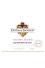 Kendall-Jackson Sauvignon Blanc Vintner's Reserve 2021 750ML Label