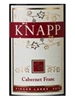Knapp Winery Cabernet Franc Finger Lakes 750ML Label