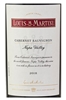 Louis M. Martini Cabernet Sauvignon Napa Valley 2018 750ML Label