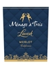 Menage a Trois Lavish Merlot 750ML Label