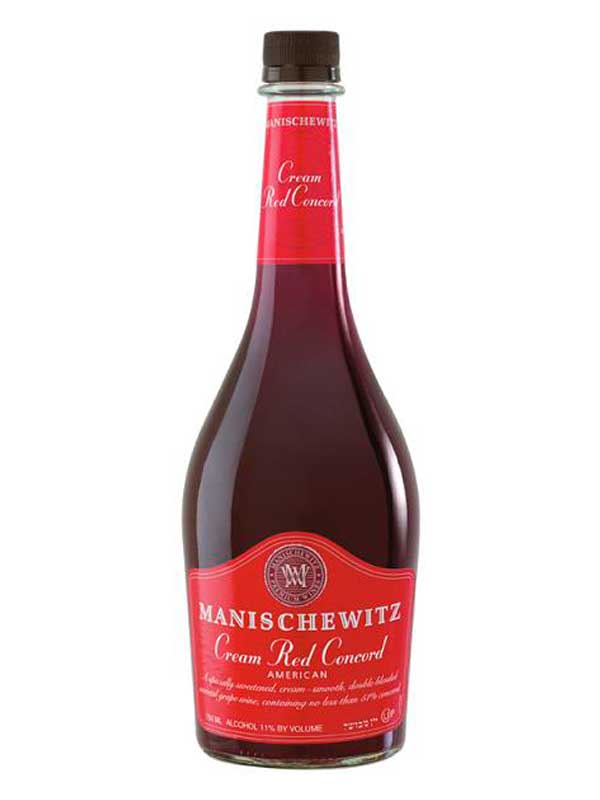 Manischewitz Cream Concord Red 750ML Bottle