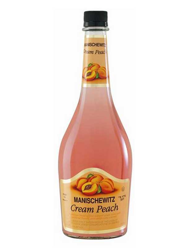 Manischewitz Cream Peach 750ML Bottle