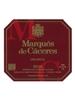 Marques de Caceres Crianza Rioja 750ML Label