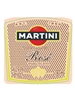 Martini & Rossi Sparkling Rose NV 750ML Label