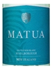 Matua Valley Sauvignon Blanc Marlborough 750ML Label