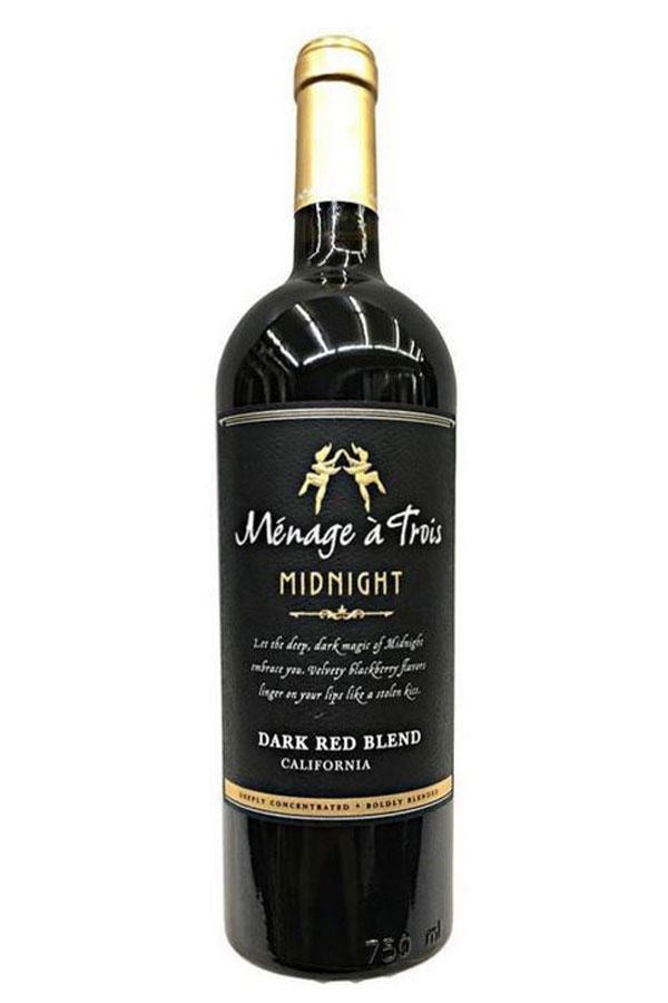 Menage a Trois Midnight Dark Red Blend 750ML Bottle