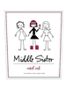 Middle Sister Rebel Red NV 750ML Label