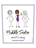 Middle Sister Sweet & Sassy Moscato NV 750ML Label