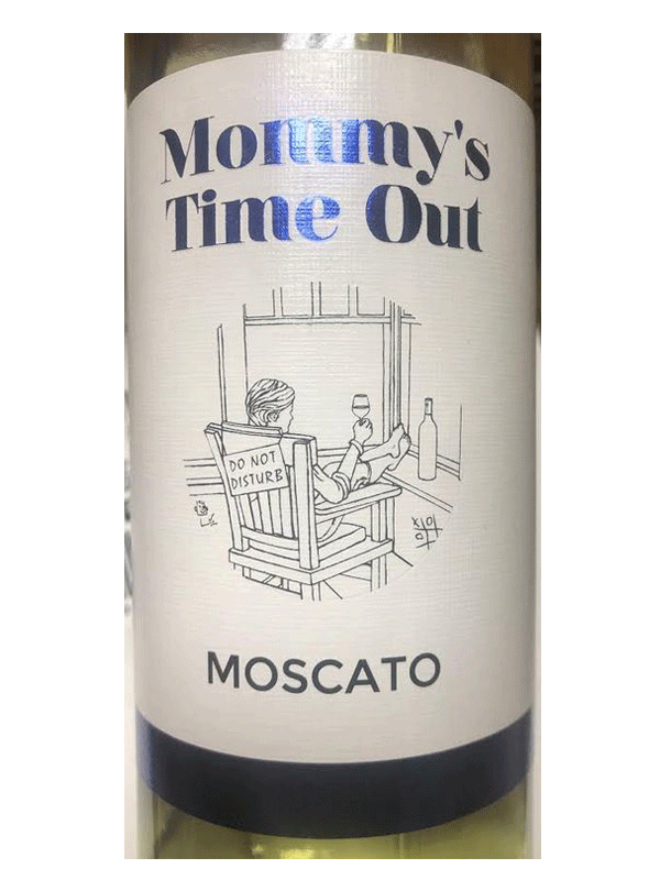 Mommy's Time Out Moscato Delle Venezie 750ML Label