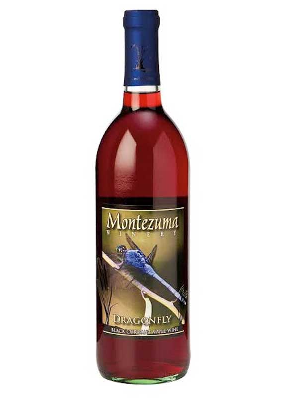 Montezuma Winery Dragonfly Black Currant Apple Wine Finger Lakes NV 750ML Bottle