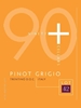 Ninety Plus (90+) Cellars Pinot Grigio Lot 42 Trentino 750ML Label