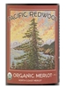 Pacific Redwood Organic Merlot North Coast 750ML Label