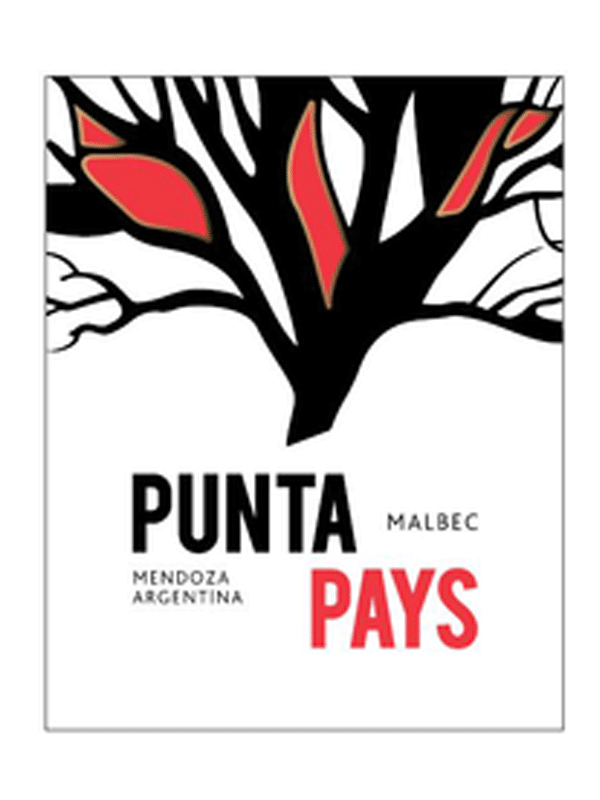 Punta Pays Malbec Mendoza 750ML Label