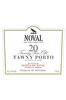 Quinta Do Noval 20 Year Old Tawny Port 750ML Label