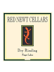 Red Newt Cellars Dry Riesling Finger Lakes 750ML Label