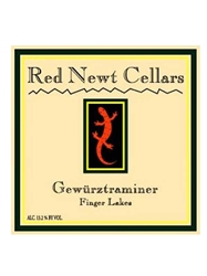 Red Newt Cellars Gewurztraminer Finger Lakes 750ML Label