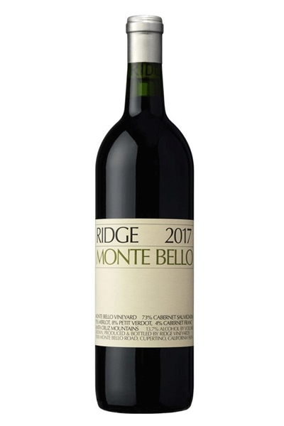 Ridge Monte Bello Cabernet Sauvignon Santa Cruz Mountains 2017 750ML Bottle