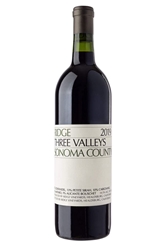 Ridge Three Valleys Sonoma County 2019 750ML Bottle