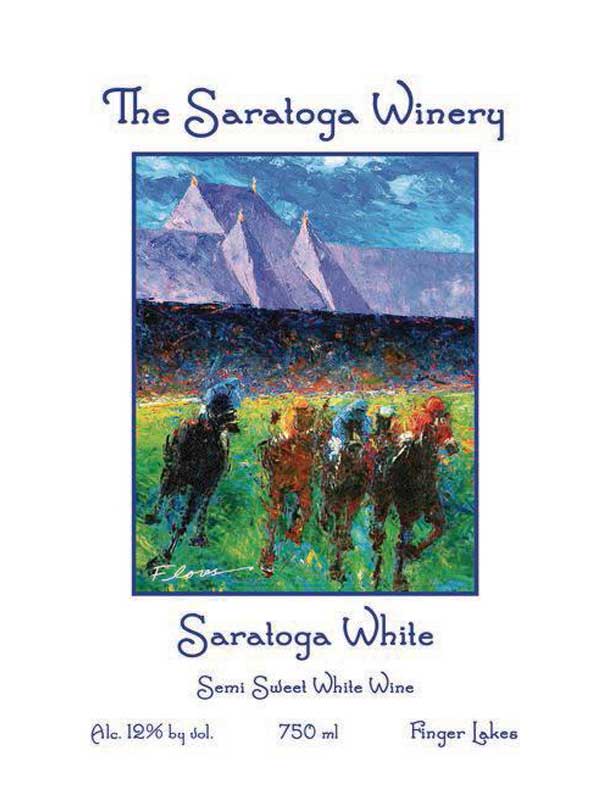 Saratoga Winery Saratoga White 750ML Label