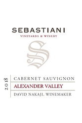 Sebastiani Cabernet Sauvignon Alexander Valley Appellation Selection 2018 750ML Label