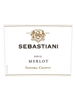 Sebastiani Merlot Sonoma County 2015 750ML Label