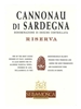 Sella & Mosca Cannonau di Sardegna Riserva Sardinia 750ML Label