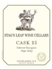 Stag's Leap Wine Cellars Cabernet Sauvignon Cask 23 Napa Valley 750ML Label