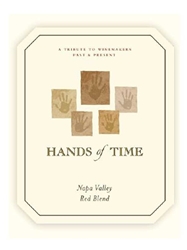 Stags Leap Wine Cellars Hands of Time Red Wine Napa Valley 750ML Label