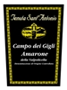 Tenuta Sant'Antonio Amarone della Valpolicella Campo dei Gigli 750ML Label