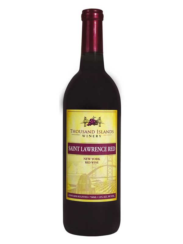 Thousand Islands Winery Saint Lawrence Red Alexandria Bay NV 750ML Bottle