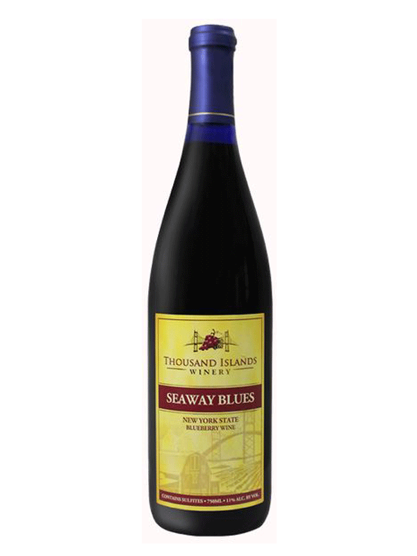 Thousand Islands Winery Seaway Blues Blueberry Wine Alexandria Bay NV 750ML Bottle