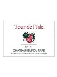 Tour de IIsle Chateauneuf-du-Pape Rouge 2010 750ML Label