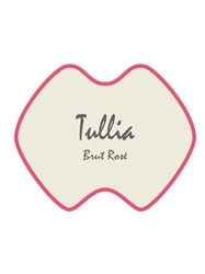 Tullia Brut Rose 750ML Label