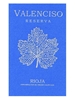 Valenciso Rioja Reserva 750ML Label