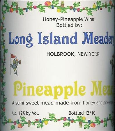 Long Island Meadery Pineapple Mead Long Island NV 750ML