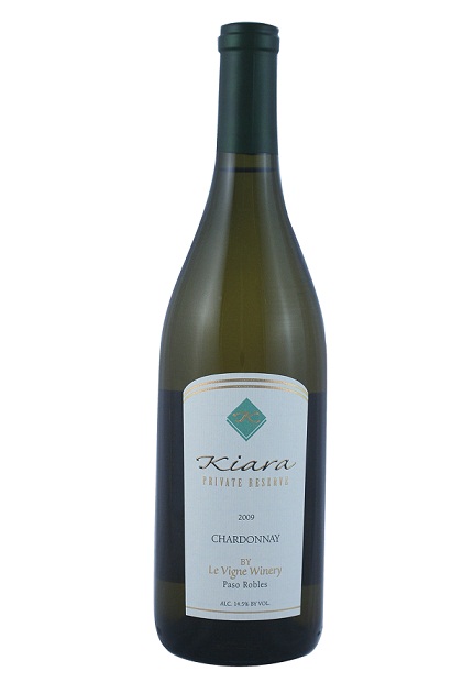 Kiara by Le Vigne Winery Chardonnay Private Reserve Paso Robles 2009 750ML